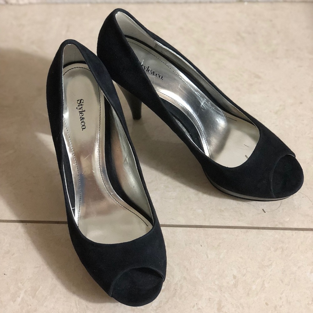 STYLE & CO SUEDE Open Toe